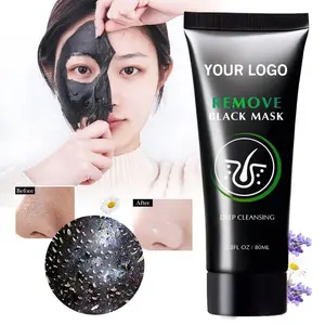 OEM ODM 80g Charcoal Pore Deep Cleansing Blackhead Remover Mask For Face