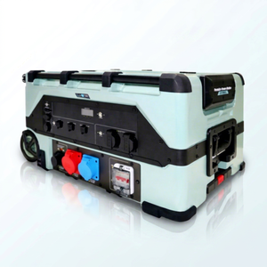แบตเตอรี่สำรองพลังงานแสงอาทิตย์แบบพกพา 10000W LiFePO4 1000W 5000W พร้อมรีโมทคอนโทรล 3-in-1 ปลั๊ก EU ใช้ในรถยนต์ คลื่นไซน์บริสุทธิ์ - Product Image 1