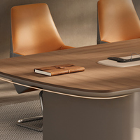 Table de conférence moderne extensible, forme carrée, en MDF, 10 places, combinaison de chaises modulaires pour la maison, le bureau et la salle à manger