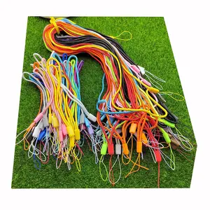 100Pcs/Lot 18MM Length Universal Hand Wrist Strap Rope Cord Strap Lanyard String for Name Card Keychain Phone Camera Decoration