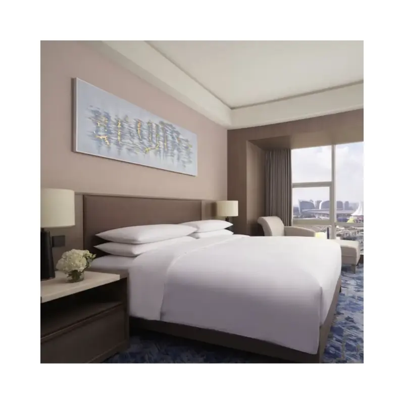 W mobili per Hotel nuovo design stile conciso 3-5 stelle mobili personalizzati per camera da letto dell'hotel