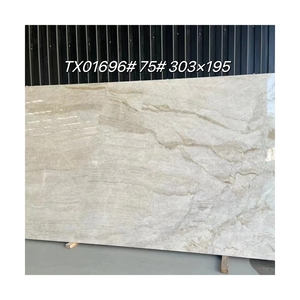 Couleur de marbre beige de luxe brésilienne de <span class=keywords><strong>granit</strong></span> de dalles de quartzite de <span class=keywords><strong>Taj</strong></span> <span class=keywords><strong>Mahal</strong></span> pour la table - Product Image 1