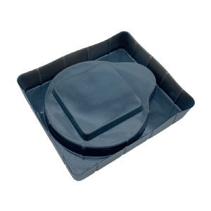 Custom Designed PVC PET PS Plastic <strong>Blister</strong> Tray With <strong>Flocked</strong> Pile Coating Disposable for Pillow Tableware Umbrella <strong>Packaging</strong>