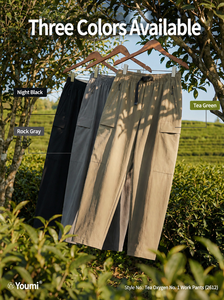Pantalon de jogging cargo ample personnalisé, très prisé, en jersey chino confortable, épais, pour homme, essentiel, de qualité supérieure - Product Image 5