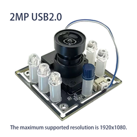 LLGCAM Mini 1080P 2MP 30fps IR-Cut Tag/Nacht-Sicht UVC Plug & Play USB-Kameramodul für Windows/Linux/Android
