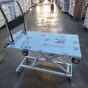 <span class=keywords><strong>Plataforma</strong></span> Elevadora Móvil Eléctrica a Batería, Carro de Carga Industrial de Acero Inoxidable, Fácil de Cargar en Camiones y Furgonetas - Product Image 4