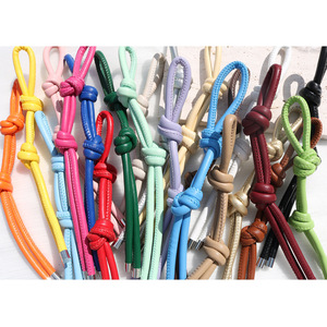 Custom logo Wholesale Rope Keyring Handbag Key Ring <b>Cord</b> Promotional Keychain Strap Lanyard Purse Chain Bag Charm - Product Image 5