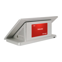 Бесконтактная конференц-система FY-6515PZM с двумя сенсорными экранами 15,6+7 дюймов, Intel I5, функциями регистрации, голосования и видеослежения, встроенный микрофон