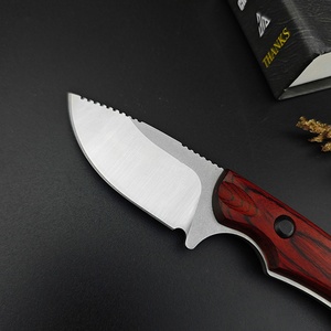 มีด BM-Hinden Canyon Hunter 15017 OEM ใบมีดตรง ด้ามจับเต็มด้าม 8Cr13Mov ไม้เนื้อแข็ง EDC มีดล่าสัตว์ อุปกรณ์เอาตัวรอดในป่า - Product Image 3