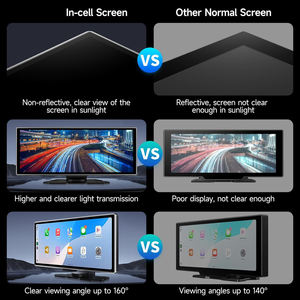 Pantalla Apple Carplay de 11,26 pulgadas para <span class=keywords><strong>coche</strong></span>, juego inalámbrico para <span class=keywords><strong>coche</strong></span> y receptores de Audio para <span class=keywords><strong>coche</strong></span> Android, compatible con cámara de respaldo, navegación GPS - Product Image 4