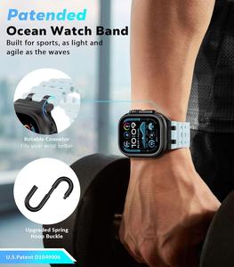 Correa de Reloj Deportiva de Metal Blissbands Compatible con <span class=keywords><strong>Apple</strong></span> <span class=keywords><strong>Watch</strong></span> Ultra 2/49mm S10 46mm 9/8/7 45mm <span class=keywords><strong>SE2</strong></span>/SE/6/5/4 44mm 3/2/1 - Product Image 4