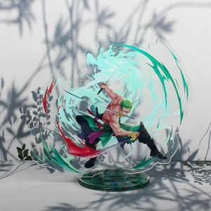 45 diseño <span class=keywords><strong>de</strong></span> alta calidad <span class=keywords><strong>de</strong></span> acrílico transparente <span class=keywords><strong>figura</strong></span> soporte para los fans <span class=keywords><strong>de</strong></span> Anime Monkey D. Luffy <span class=keywords><strong>Roronoa</strong></span> <span class=keywords><strong>Zoro</strong></span> como regalos - Product Image 1
