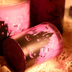 Bougie parfumée cylindrique vintage pour la décoration d'Halloween, parfum pour les fêtes d'Halloween - Product Image 3