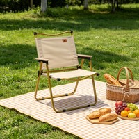 Chaise pliante d'extérieur OEM, chaise de camping portable avec siège en Oxford durable
