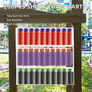 Jouet électronique Worker, 200 fléchettes courtes Gen3+ Stefan, demi-longueur, en mousse EVA, pour la modification de pistolets à fléchettes en mousse - Product Image 2