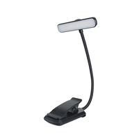 Clip-On Bureau Lampe De Lecture Voyage Chambre Led Lampe De Bureau Portable LED Livre Lumières USB Rechargeable Protection Des Yeux Veilleuse
