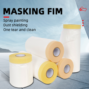 Película Protectora <span class=keywords><strong>de</strong></span> Plástico PE para Pintura <span class=keywords><strong>de</strong></span> Automóviles, Decoración <span class=keywords><strong>de</strong></span> Muebles, Protección Contra el Polvo, Pre-encintada, Modelos <span class=keywords><strong>de</strong></span> Cubierta Protectora - Product Image 2