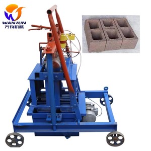 Máquina para Hacer Ladrillos de Cemento WJ 2-45A con Engranajes y Rodamientos, Fácil Operación para la Producción de Bloques de Hormigón en Papúa Nueva Guinea - Product Image 2