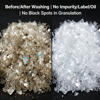 Ligne de lavage à chaud pour le recyclage de bouteilles PET usagées, réservoir de lavage à chaud pour usine de recyclage, réservoir de lavage de plastique