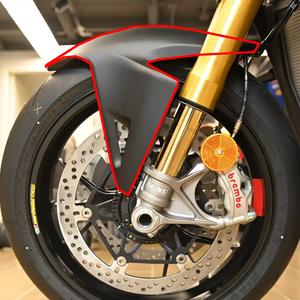 Garde-boue avant de moto en fibre de carbone sèche 3K 100% authentique pour <span class=keywords><strong>DUCATI</strong></span> Streetfighter <span class=keywords><strong>V4</strong></span> V4S 2025 – <span class=keywords><strong>Prix</strong></span> de gros - Product Image 6
