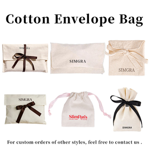 ถุงผ้าฝ้ายพิมพ์โลโก้ตามสั่ง พร้อมฝาปิดแบบเชือกผูก - Product Image 4