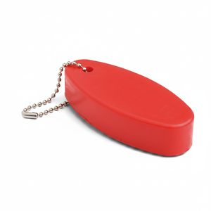 Portachiavi Rosso Galleggiante con Catena a Sfera per Uso Promozionale - Product Image 2