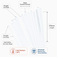 Pailles à boire compostables en PLA biodégradable, colorées, personnalisées, écologiques, en gros