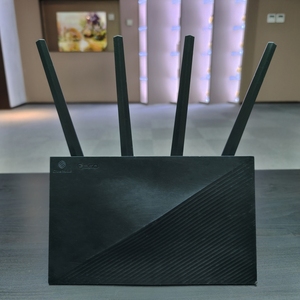 Routeur Wi-Fi double bande 360T6M BRMC d'occasion, 360T6M AX1800M, noir, <span class=keywords><strong>3</strong></span> ports Gigabit, 4 antennes, Openwrt, anglais, Wi-Fi 6 - Product Image 1