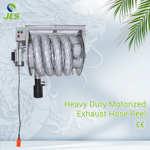 Heat Resistant Auto Retract Hose Reel Vehicle Exhaust Extraction System