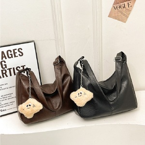 I-0322 sac fourre-tout de grande capacité pour femmes nouveau et populaire sac à bandoulière sous les bras avec fermeture éclair pour toutes les saisons - Product Image 1