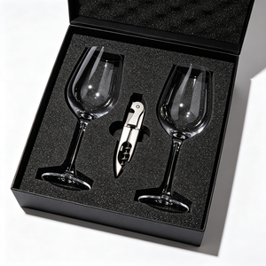 Cajas de Embalaje Personalizadas para Productos de Vidrio, Caja de Papel con Inserto de Espuma EVA, Grabado Láser CNC Protector - Product Image 1