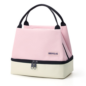 Nouvelle mode, sac à lunch de grande capacité à double couche, tissu Oxford, sac de pique-nique épaissi, sac isotherme à poignée - Product Image 5