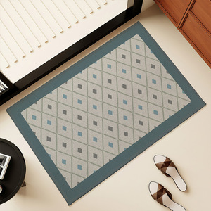 HuiTu Bubble Hemp Entryway <b>Mat</b> 30x48 Inch Non <b>Slip</b> Washable Stain Resistant Door <b>Mat</b> Geometric Print Indoor Outdoor Use - Product Image 3