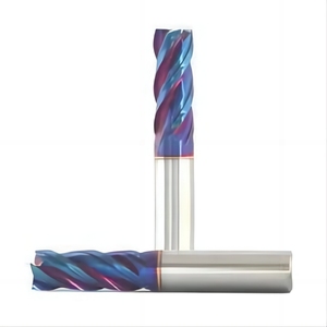 4 Flutes New HRC65 Outstanding Machining Performance Solid Carbide End Mill Milling Cutter Router <strong>Bits</strong> For Titanium - Product Image 6