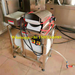 Machine de nettoyage commerciale pour oignons verts / Machine pneumatique pour éplucher les ciboules, les poireaux / Machine à enlever la boue des pousses d'ail et des oignons verts - Product Image 4