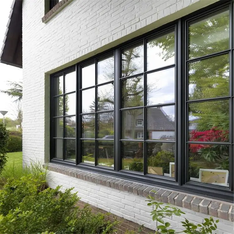 Aluminum Tempered Glass aluminum Casement Windows With Mosquito Net In Philippine Minimal Window Architectural Window