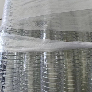 Tuyau en PVC de qualité alimentaire avec armature en acier, personnalisé, 38,5 mm, 50 m, 160 degrés, pour aspiration et alimentation de machine d'injection - Product Image 1