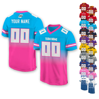 Jersey Sepak Bola Nama & Nomor Tim yang Dipersonalisasi Untuk Wanita Pria, Kaos Sepak Bola V-neck Depan Belakang yang Dapat Disesuaikan, Hadiah Sepak Bola untuk Penggemar