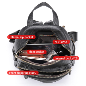 Westal zaino <span class=keywords><strong>a</strong></span> tracolla carino di design da <span class=keywords><strong>donna</strong></span> Mini zaino in vera pelle per zaino in pelle da <span class=keywords><strong>donna</strong></span> - Product Image 4