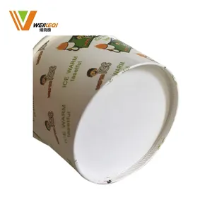 16oz Ice Cream Cups Paper Ice Cream Cup With Dome Lid And Customization Design