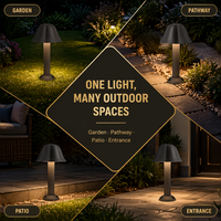 Lampadaire LED extérieur en forme de pétale personnalisé, étanche, en métal, pour éclairage paysager de villégiature, hôtel, cour