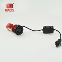 Projecteur super lumineux lentille de phare LED Mini H7 H4 LED ampoules de phare Laser Bi voiture lentille de projecteur LED