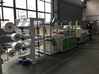 Machine automatique de découpe à froid pour la fabrication de sacs et de gilets en T-shirt, à commande servo, pour ligne de sacs de courses en HDPE/LDPE pour supermarchés