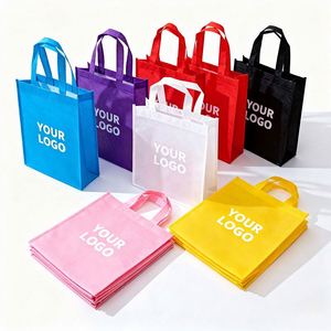 Sac fourre-tout promotionnel personnalisable en non-tissé, grand format, imprimé en sérigraphie, avec design créatif - Product Image 1