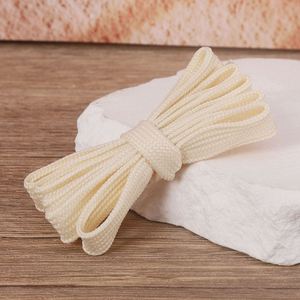 Lacets larges en polyester double couche, à embouts en plastique, de 60 à 100 cm, pour baskets – Tendance et confortables - Product Image 3