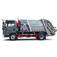 Camion Compacteur à Ordures SINOTRUK HOWO 4X2 Direct Usine, 8-16CBM, Chargeur Arrière, Camion de Collecte des Déchets, LHD/RHD en Option