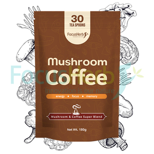 FocusHerb - Mezcla de Polvo de Hongos Chaga y Reishi de Marca Privada Personalizada - Product Image 1