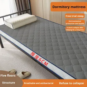 Colchón Híbrido para Cama Individual o Litera, 60 mm de Grosor, Resistente a la Humedad, de Poliéster y Algodón, Muebles para el Hogar, Estilo Simple - Product Image 6