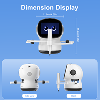 Nouveau robot de dessin artistique IA à commande vocale, générateur d'images avec écran d'affichage, images illimitées, jouet robot STEM pour l'éducation précoce des enfants
