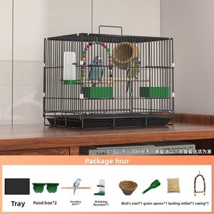 1cm Spacing Encryption <strong>Bird</strong> Villa Luxury <strong>Bird</strong> <strong>Cage</strong> <strong>Bird</strong> Breeding <strong>Cage</strong> Folding Metal <strong>Bird</strong> <strong>Cage</strong> <strong>for</strong> Budgerigar Cockatiel Parrot - Product Image 6